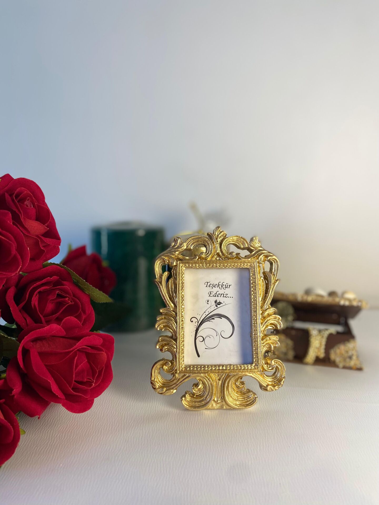 'Avangart Gold Ahşap Çerçeve