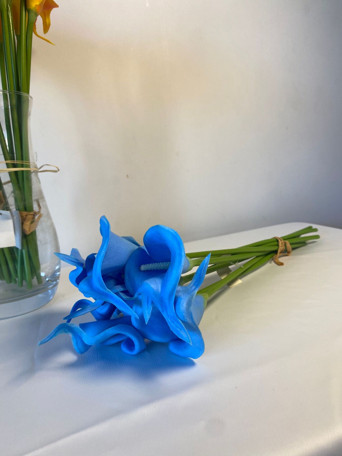 'Islak Gala Çiçeği Mavi Buket(8 adet)