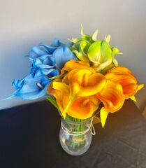 'Islak Gala Çiçeği Renkli Buket(24 adet)