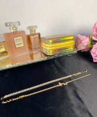 'Özel Tasarım Çelik Gold 2'li Bileklik Set