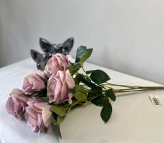 'Özel Tasarım Gül Buketi Mor(7 adet)