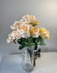 'Özel Tasarım Gül Buketi Turuncu (9 adet)