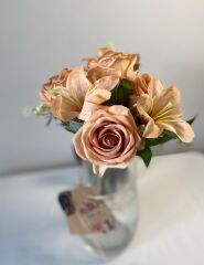 'Özel Tasarım Gül Buketi Turuncu(4 adet)