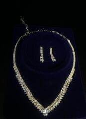 'Özel Tasarım Kolye Seti (Damla)