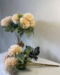 'Vazolu Renkli Kasımpatı(Krizantem) Buketi